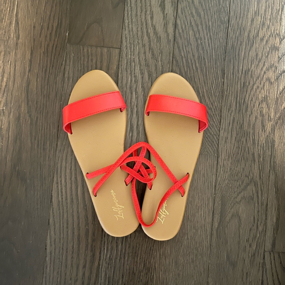 Red Sandals